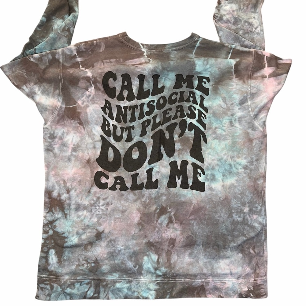 Tie-Dye Graphic Women’s Crewneck Sweatshirt